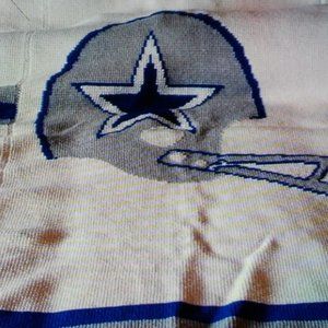 Dallas Cowboys Crocheted Blanket